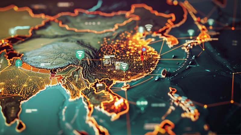 alt="A map of China and its surroundings"